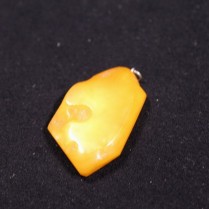 Vintage natural baltic amber pendant